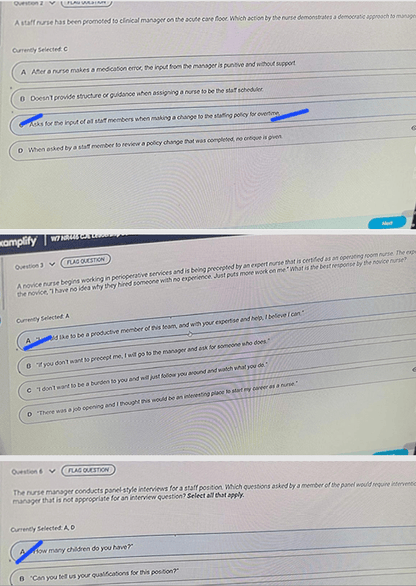 NR 446 Collaborative Leadership CJE Benchmark Version 2 Exam Complete Actual Exam Questions 1- 100 NR 446 Collaborative Healthcare NR446 Midterm and Finals Examplify Online Proctored Exam - Your Assignment Handlers (Bypass_proctored_Exams)