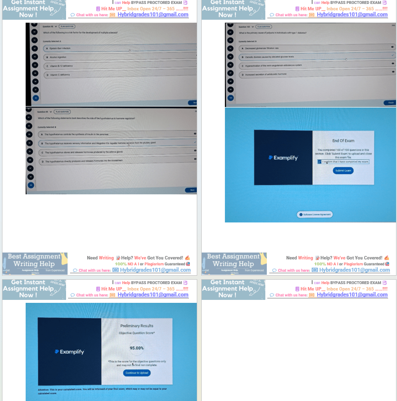 NR507 Week 8 Final Exam Due 28th June 2026 Complete Actual Exam Questions 1- 100 NR-507 Advanced Pathophysiology NR507 Midterm and Finals Examplify Online Proctored Exam Questions and Answers | 100% Pass Guaranteed | Graded A+ | - Your Assignment Handlers (Bypass_proctored_Exams)
