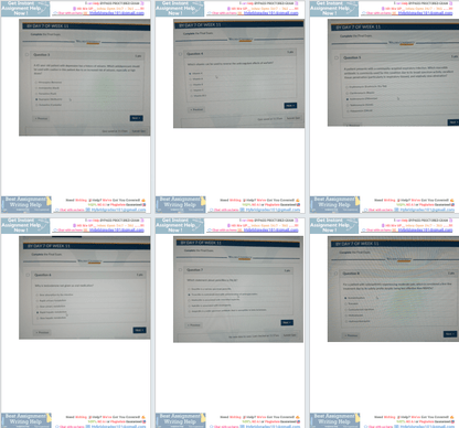 NURS6521 Week 11 Final Exam Review Complete Questions 1-101 Actual Online Exam NURS - 6521N Advanced Pharmacology Questions and Answers - Your Assignment Handlers (Bypass_proctored_Exams)