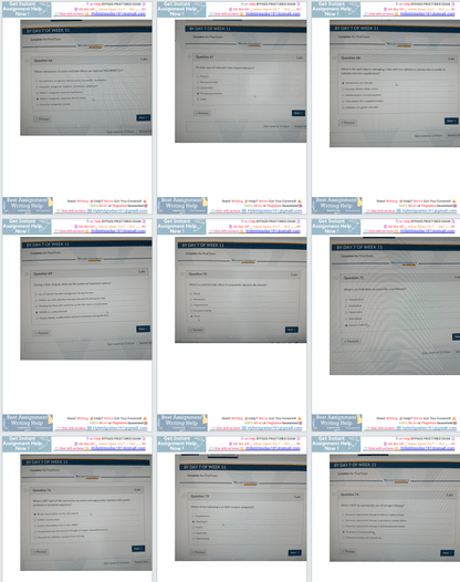 NURS6521 Week 11 Final Exam Review Complete Questions 1-101 Actual Online Exam NURS - 6521N Advanced Pharmacology Questions and Answers - Your Assignment Handlers (Bypass_proctored_Exams)