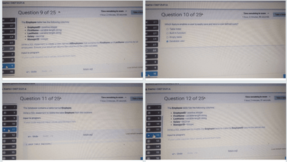 ZLO1: Data Management WGU D427 OA Objective Assessment Complete Actual Exam Questions 6 - 60 Screenshots D427 Data Management - Applications Exam Questions and Answers - Your Assignment Handlers (Bypass_proctored_Exams)